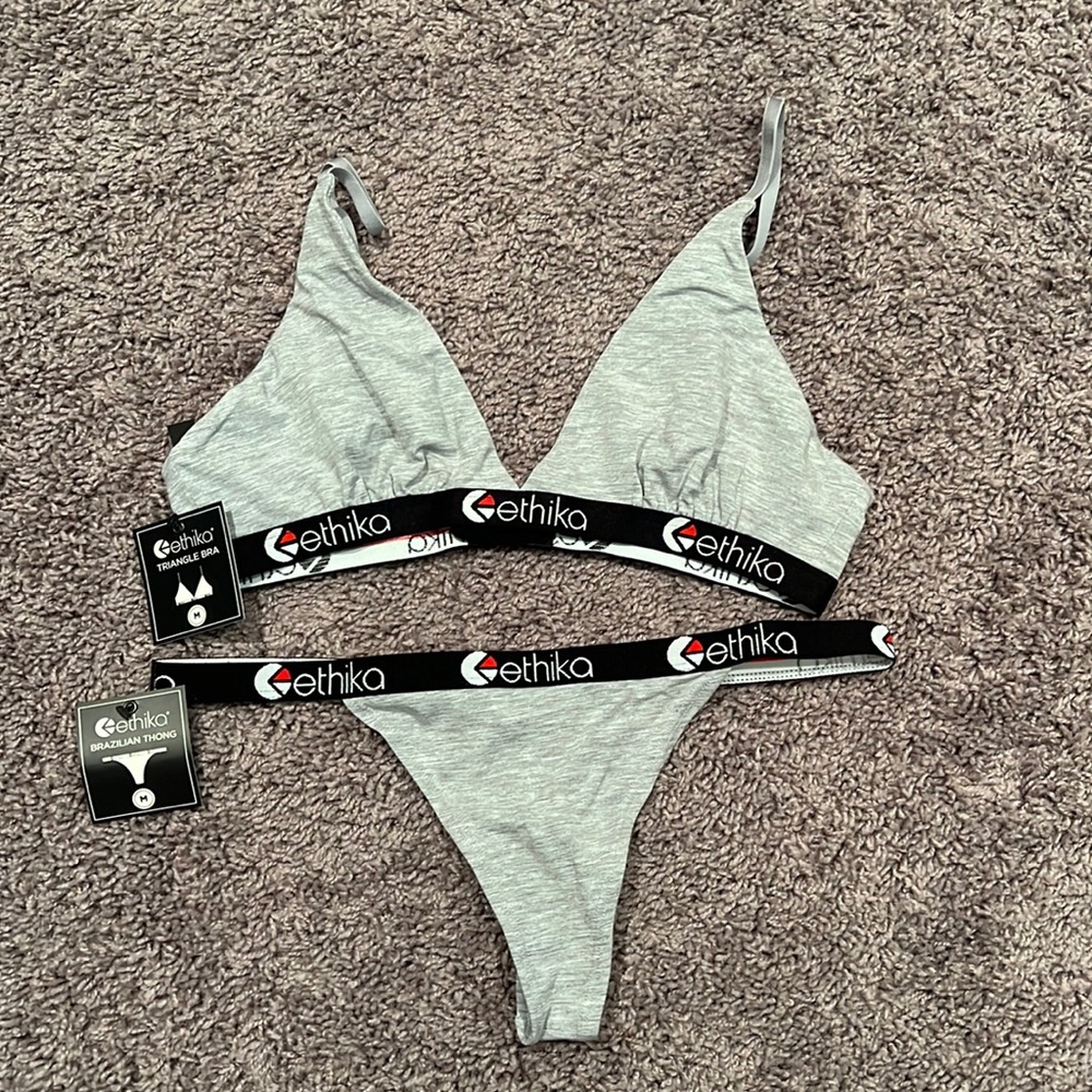 ETHIKA WOMEN'S BRA AND PANTY SET